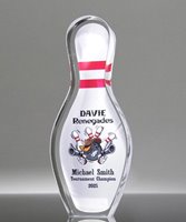 Picture of 1 Inch Thick Bowling Pin Acrylic Award