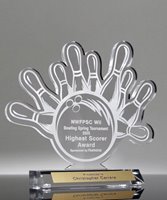 Picture of Acrylic Bowling Theme Award