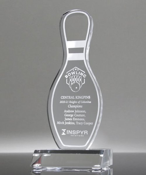 Picture of Acrylic Bowling Pin Trophy