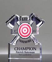 Picture of Axe Throwing Acrylic Trophy