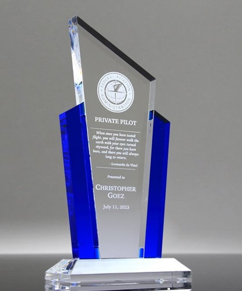 Picture of Airline Pilot Acrylic Award