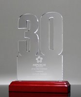 Picture of Number 30 Acrylic Pop-In Award