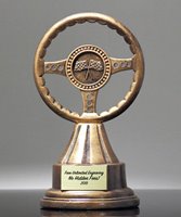 Picture of Gold Steering Wheel Resin Trophy