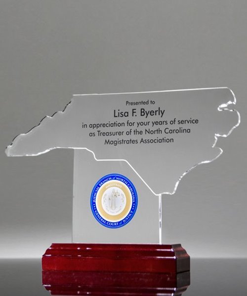 Picture of State of North Carolina Acrylic Award