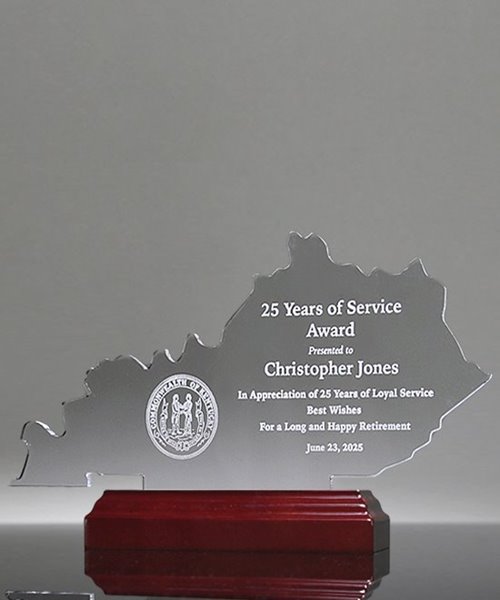 Picture of State of Kentucky Acrylic Award