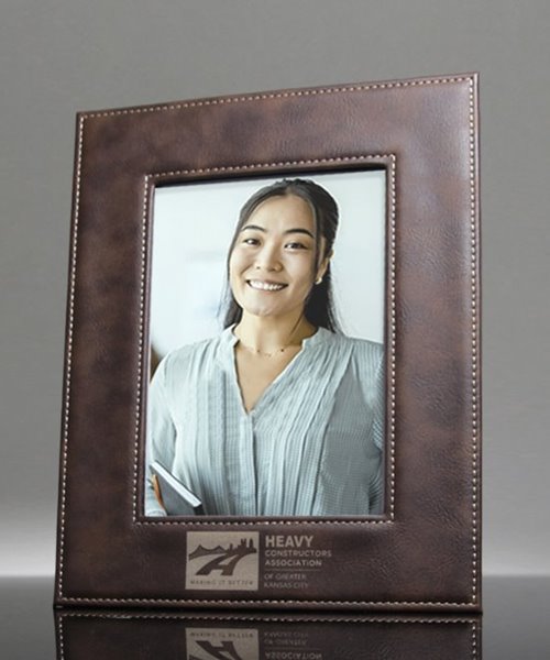 Picture of Rustic Leatherette Photo Frame