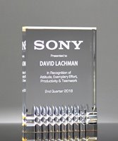 Picture of Legacy Gold Acrylic Award - Small Size