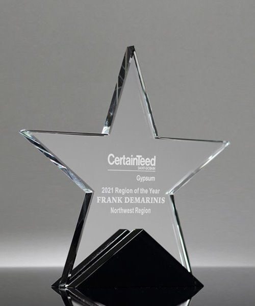 Picture of Apex Glass Star Trophy