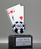 Picture of Big Slick Acrylic Cards Trophy