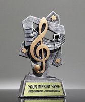 Picture of Triumph Music Note Resin Trophy