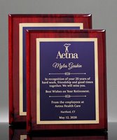 Picture of Gloss Rosewood Designer Plaque - Purple Plate