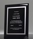 Picture of Tuxedo Glass Plaque - Silver Engraving