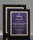 Picture of Gloss Ebony Designer Award Plaque - Purple