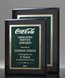 Picture of Gloss Ebony Designer Plaque - Green Marble Mist