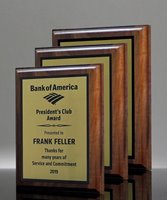 Picture of Genuine Walnut Award Plaques with Sublimated Plate