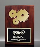 Picture of Golden Gears Award Plaque