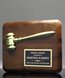 Picture of Walnut Plaque with Gold Gavel