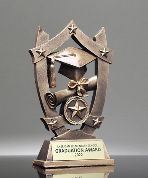 Picture of Star Shield Graduation Trophy