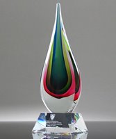 Picture of Radiant Torch Art Crystal Award