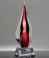 Picture of Ecstasy Flame Art Glass Award