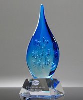 Picture of Elemental Flame Art Glass Award