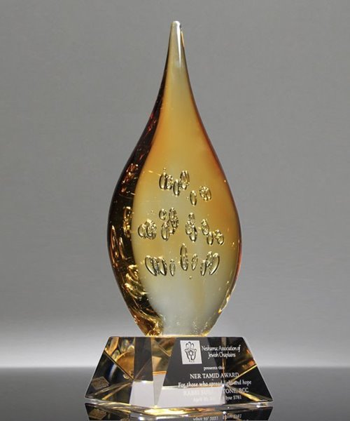 Picture of Genesis Flame Art Glass Award