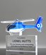 Picture of Acrylic Helicopter Paperweight Trophy