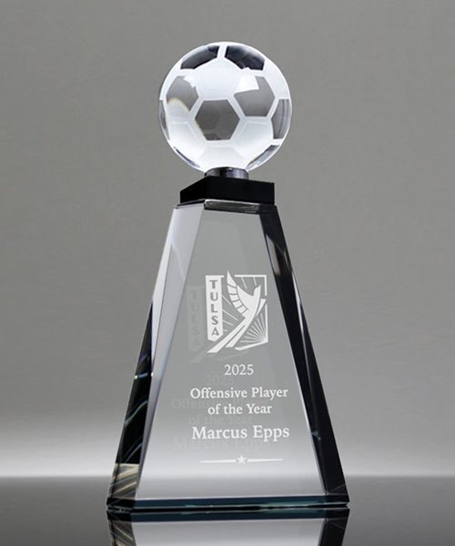 Picture of Apex Soccer Crystal Trophy