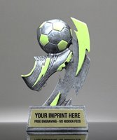 Picture of Glow In The Dark Soccer Trophy