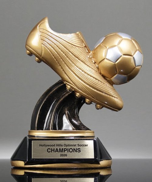 Picture of Golden Cleat Soccer Resin Trophy