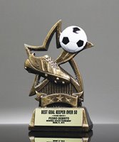 Picture of Achievement Star Soccer Resin Trophy