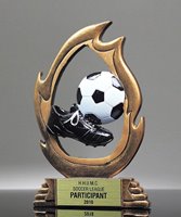 Picture of Flame Soccer Trophy - Large Size