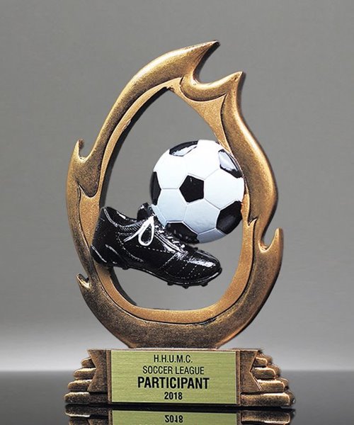 Picture of Flame Soccer Trophy - Large Size