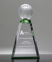 Picture of Golfing Excellence Crystal Trophy