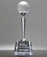 Picture of Chrome Beacon Golf Trophy