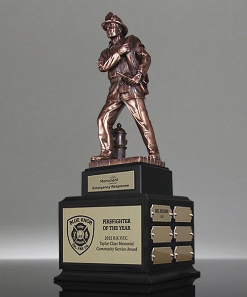 Picture of Firefighter of the Month Perpetual Trophy