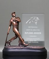 Picture of Action Baseball Glass Plaque