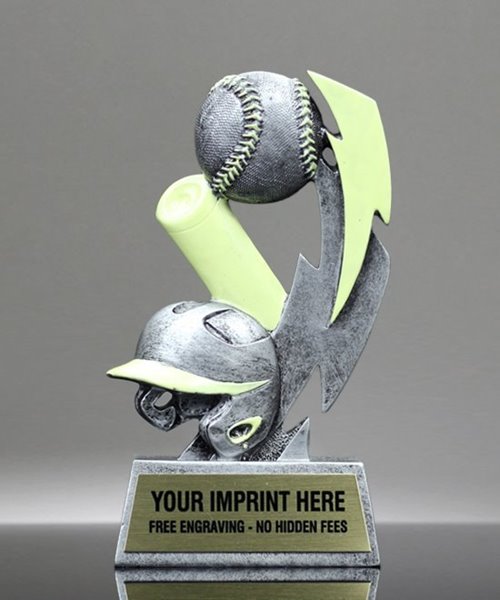 Picture of Glow In The Dark Baseball Trophy