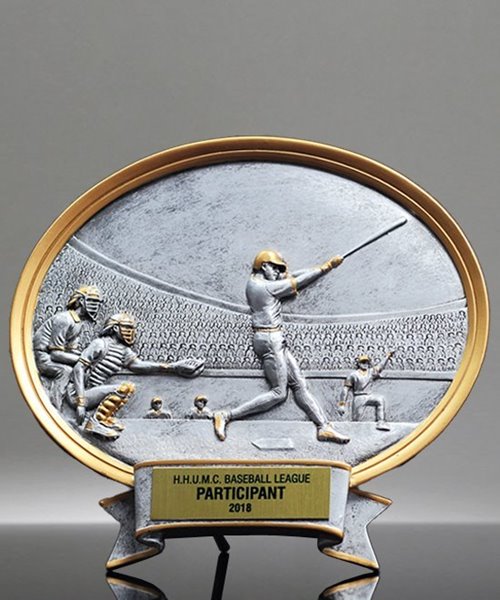 Picture of Silverstone Oval Male Baseball Award - Small