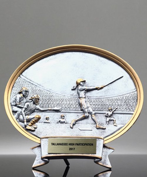 Picture of Silverstone Oval Female Softball Award - Large