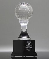 Picture of Crystal Golf Pillar Trophy