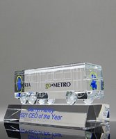 Picture of Crystal Bus Custom Award