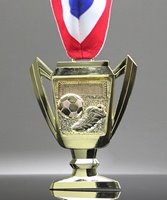 Picture of Soccer Trophy Cup Medals - Gold