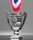 Picture of Football Trophy Cup Medals - Silver