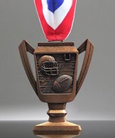 Picture of Football Trophy Cup Medals - Bronze