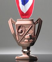 Picture of Baseball Trophy Cup Medal - Bronze