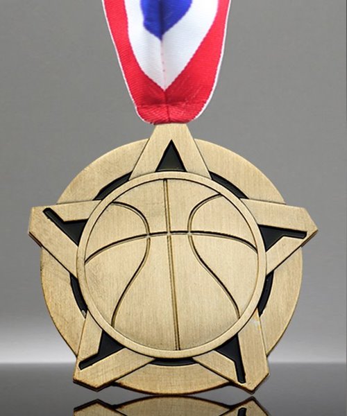 Picture of Super Star Basketball Medal