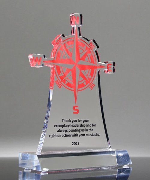 Picture of Acrylic Compass Award