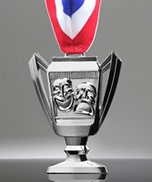 Picture of Drama Trophy-Cup Medal - Silver