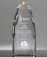 Picture of Gem-Cut Prismatic Crystal Arch Award